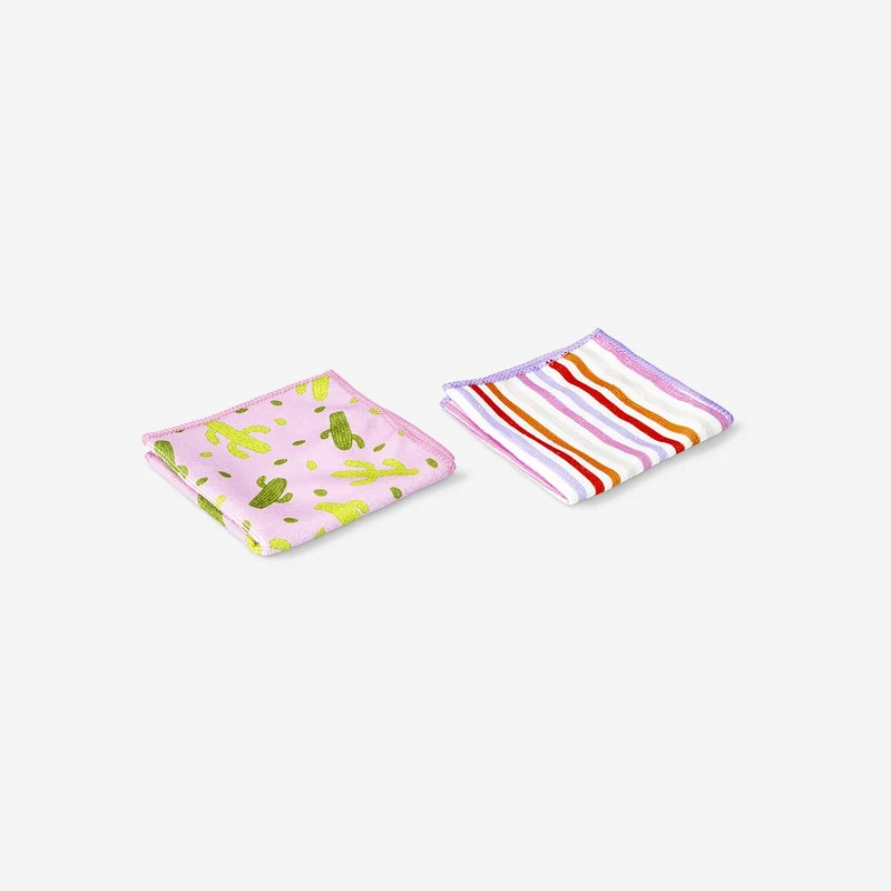Kitchen cloths with fun prints - 2 pcs