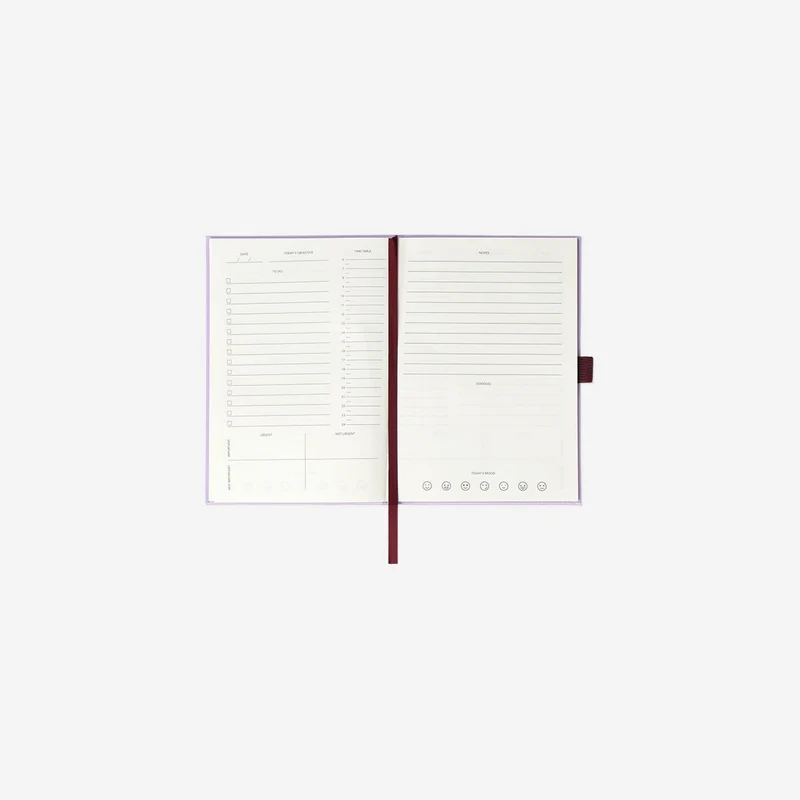 A5 Purple personal planner - Undated