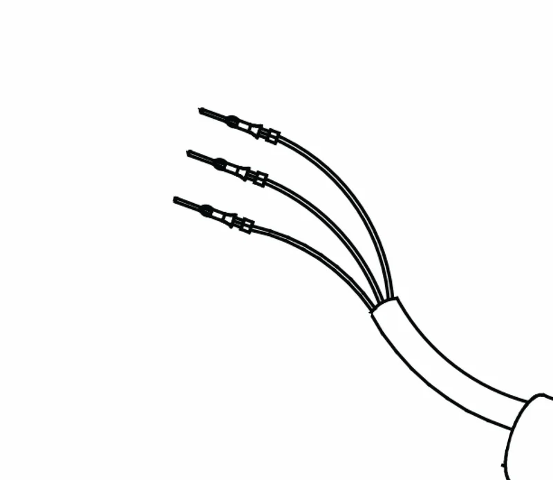 Faston maschio dorato attacco unico Unitekno