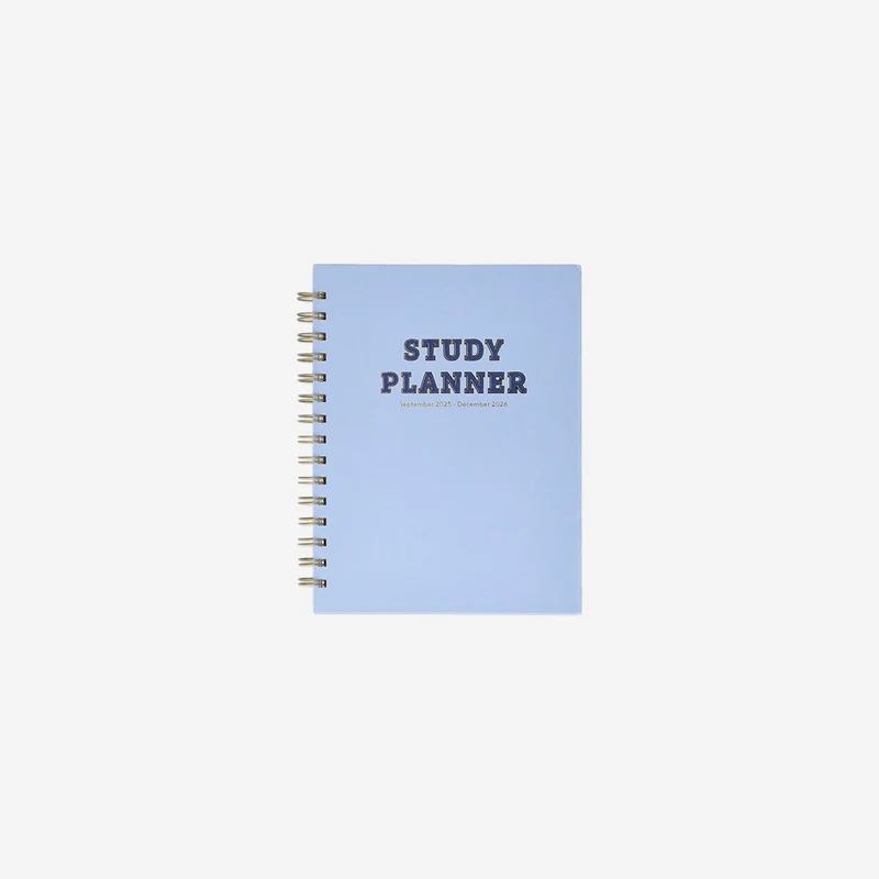 Blue study planner - English