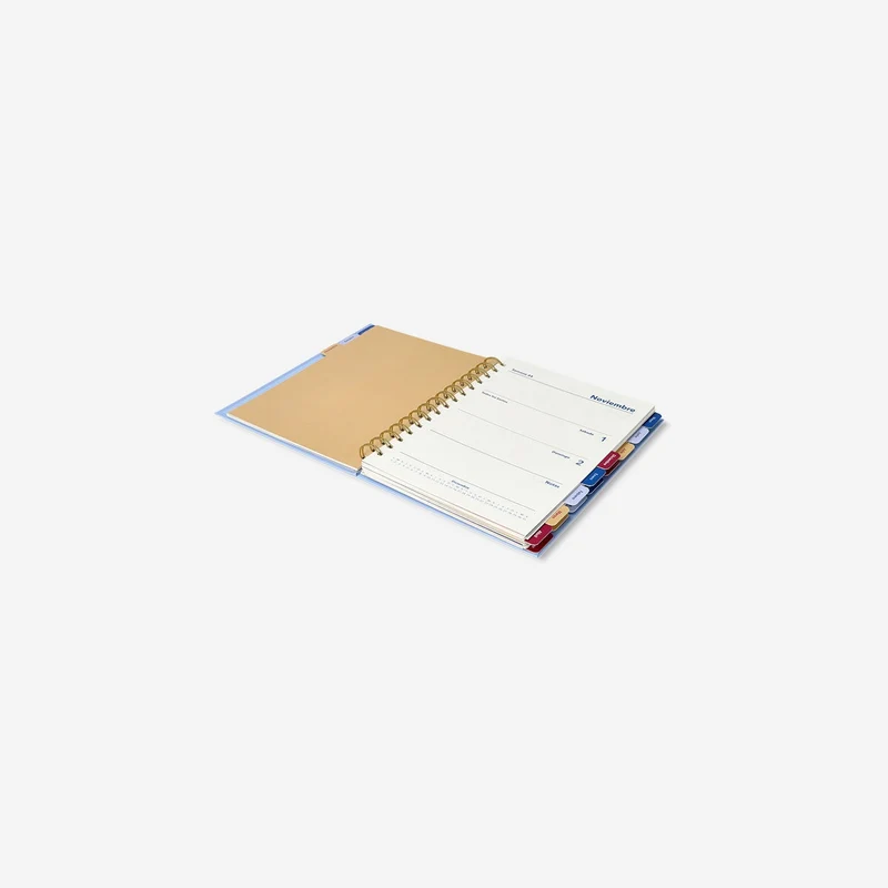 Blue study planner - Spanish