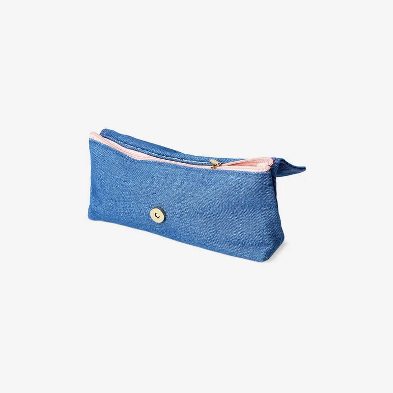 Denim pencil case