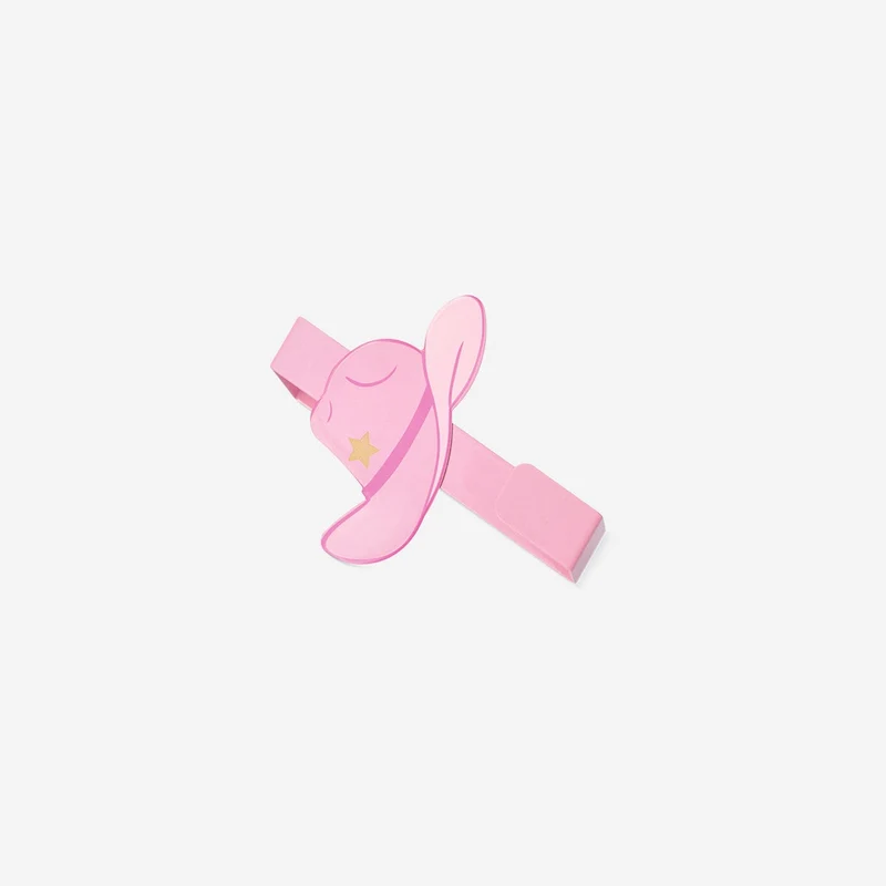 Pink cowboy hat hook
