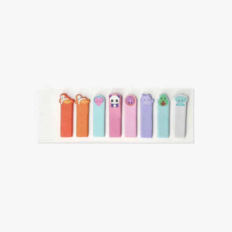 Page markers with small icons