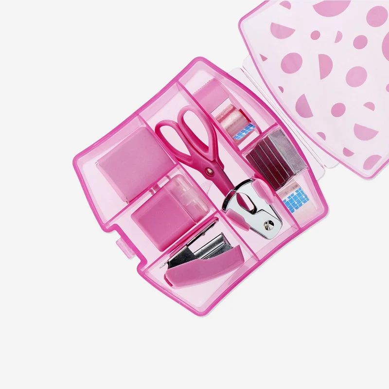 Pink stationery kit
