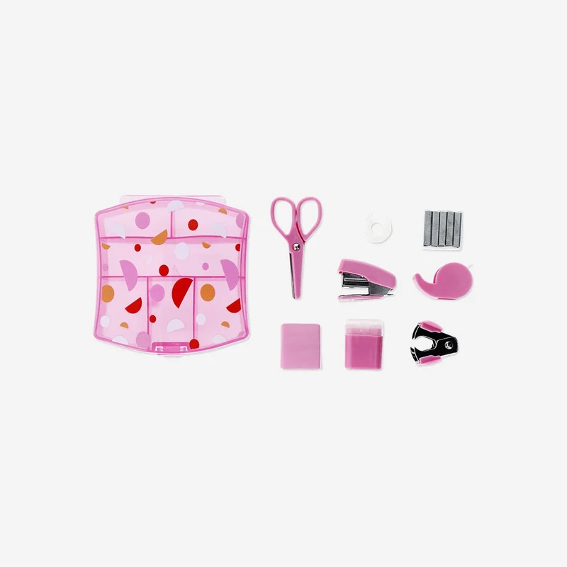 Pink stationery kit
