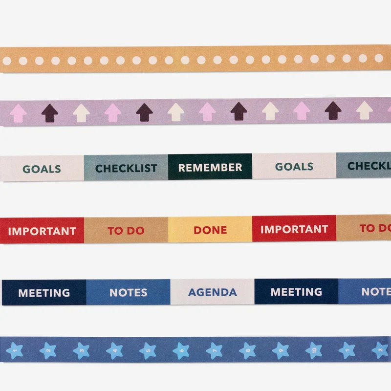 Paper tape rolls for planning - 6 pcs