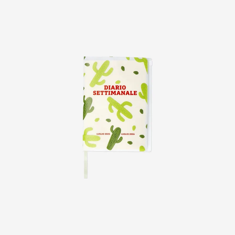 Cactus weekly study planner - Italian