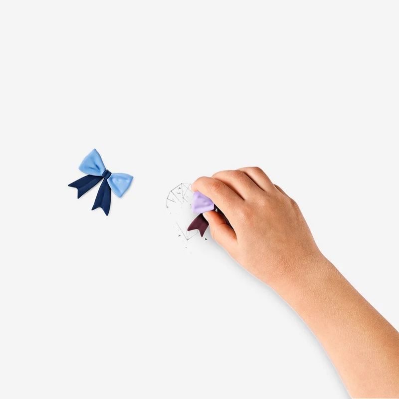 Bow erasers - 2 pcs