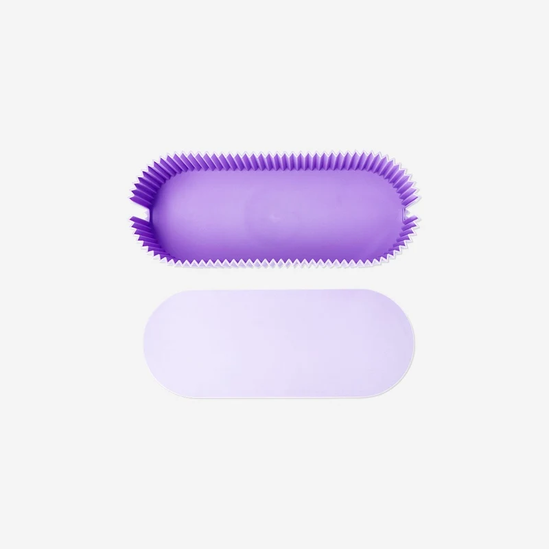 Purple cabel tidy unit