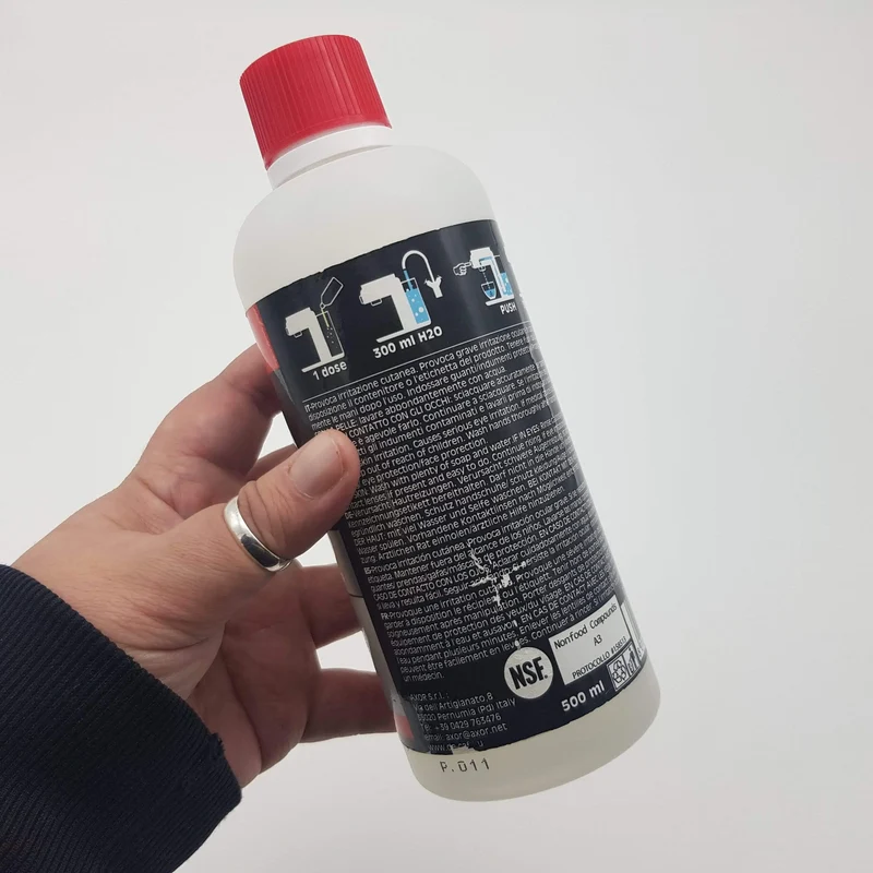Flacone decalcificante anticalcare professionale rio plus 500ml Axor