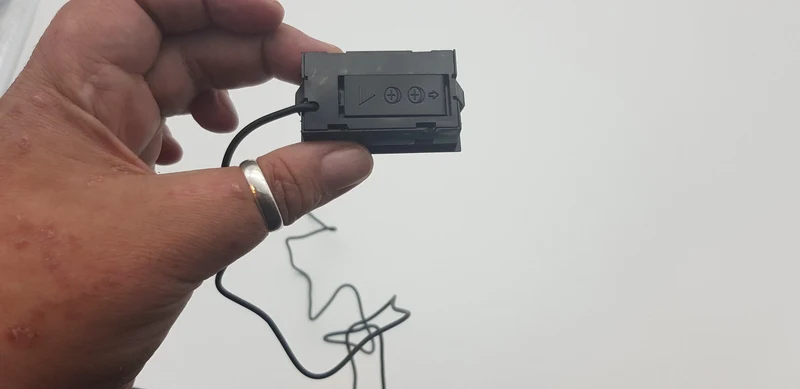 Termometro digitale con sonda -50°c a +70°c nero Skl