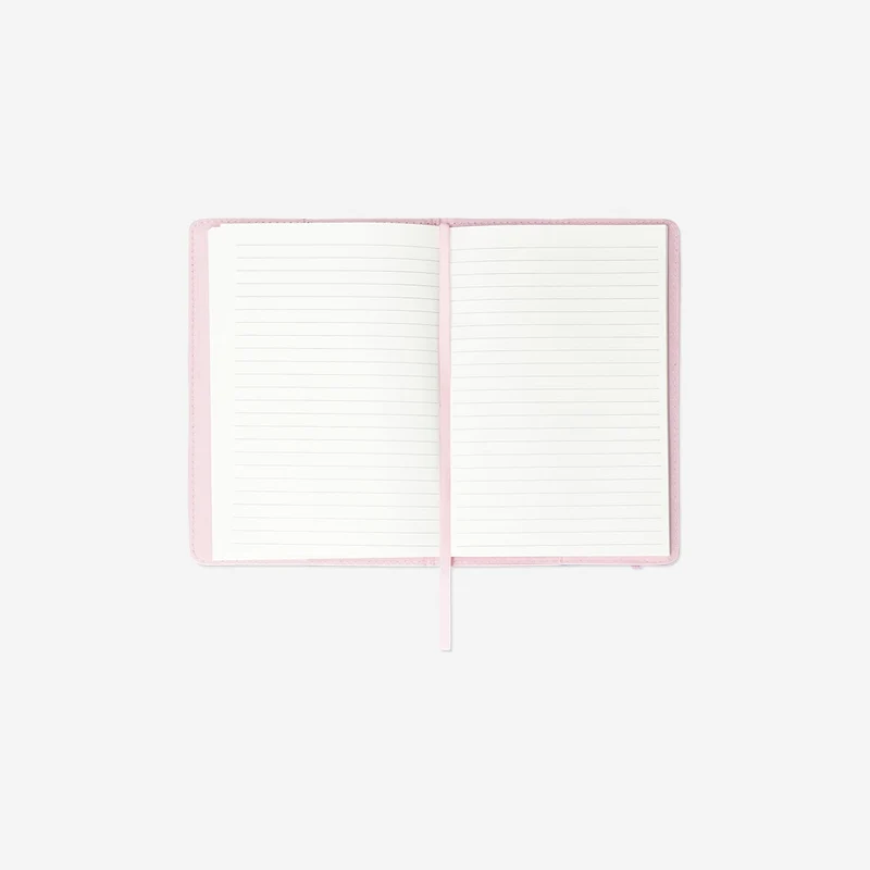 Quilted cover notebook