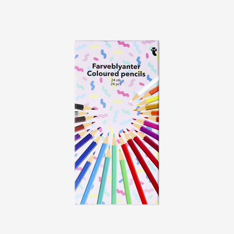 Erasable colouring pencils - 24 pcs