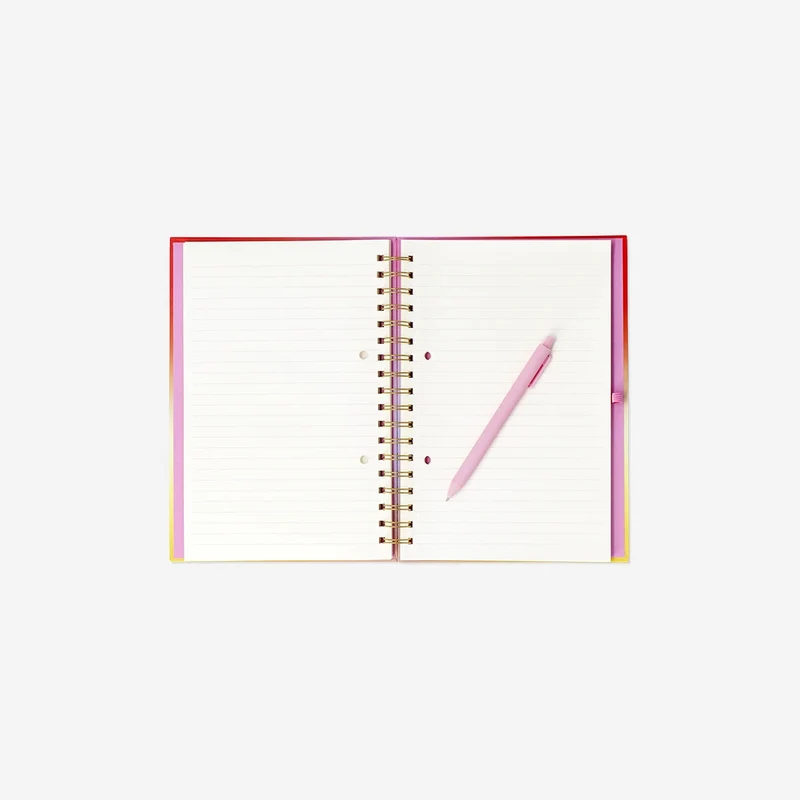 B5 Notebook with page markers and pen