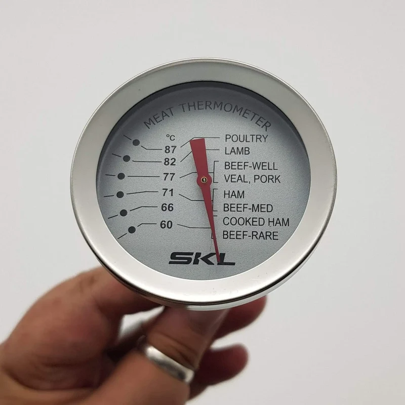 Termometro a sonda per temperatura interna carne e arrosto 40°-110° c Skl