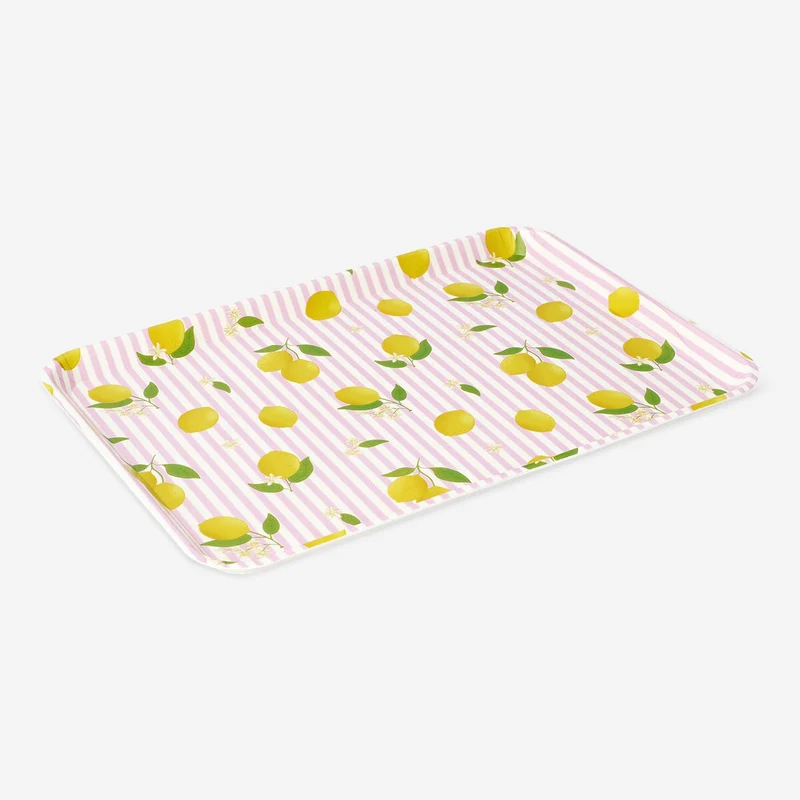 Tray with lemons