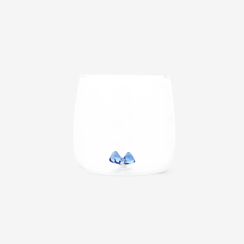 Drinking glass with embossed bow - 480 ml