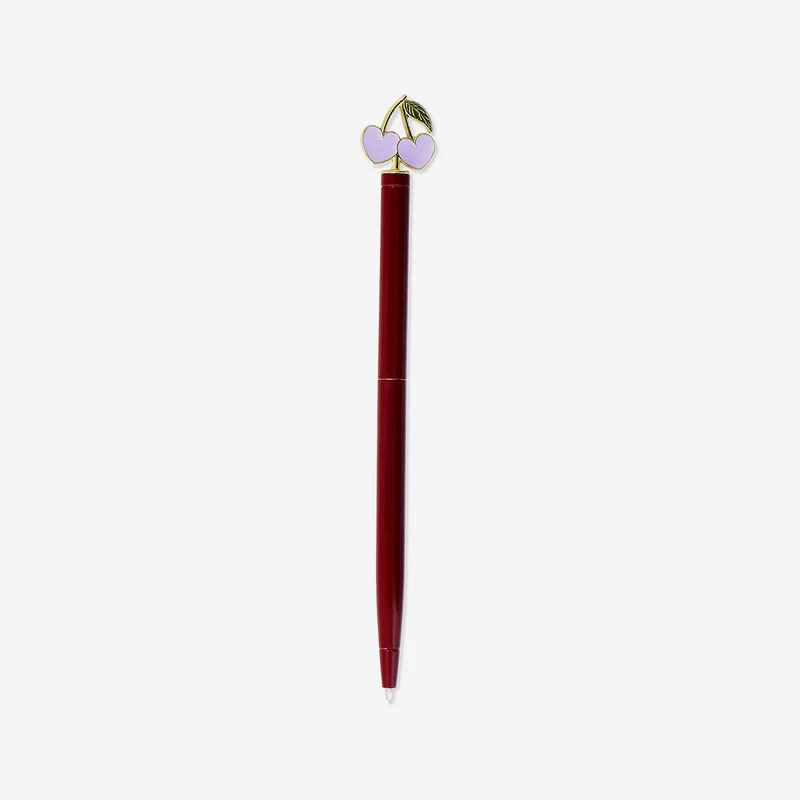 Ballpoint pen with cherries