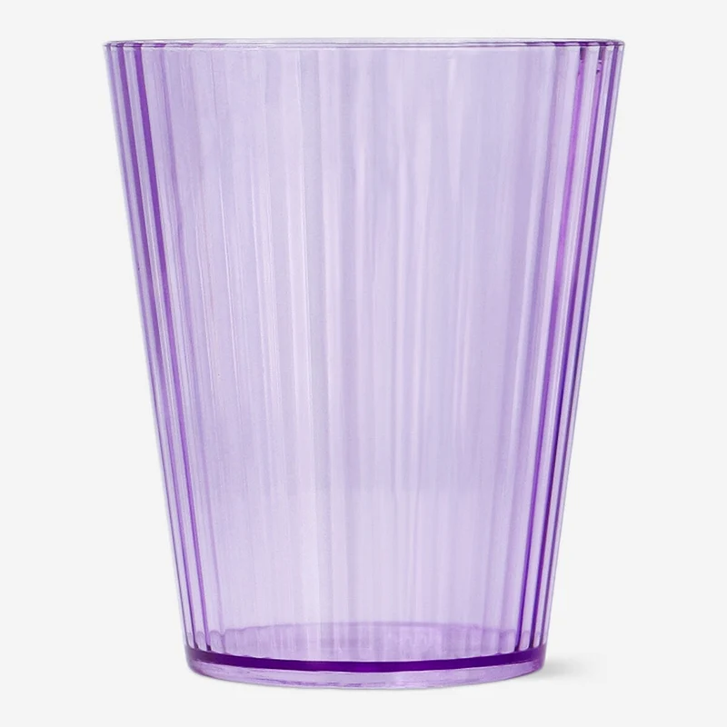 Purple plastic drinking glass - 330 ml