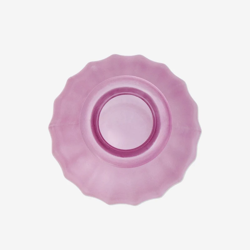 Vase with frosted pink finish