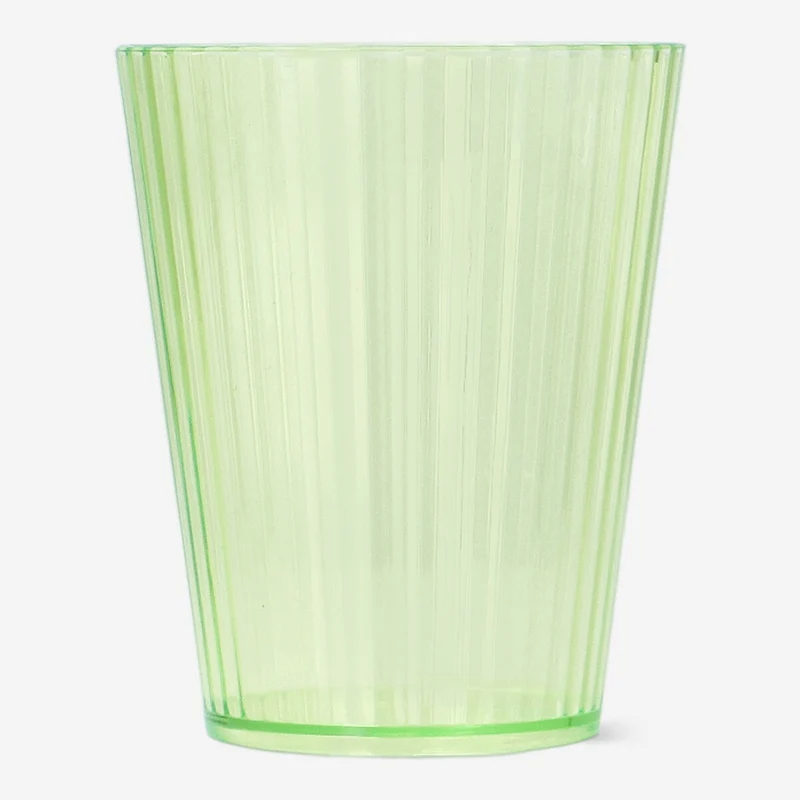 Green plastic drinking glass - 330 ml