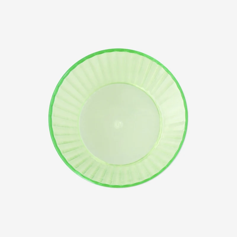 Green plastic drinking glass - 330 ml