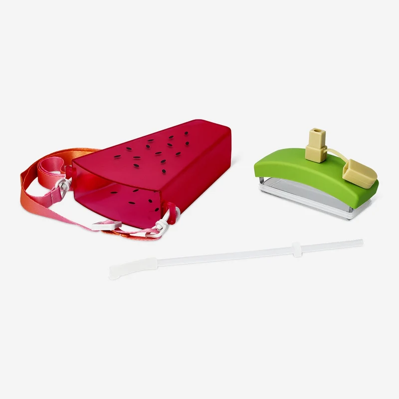 Watermelon drinking bottle with carrying strap - 300 ml