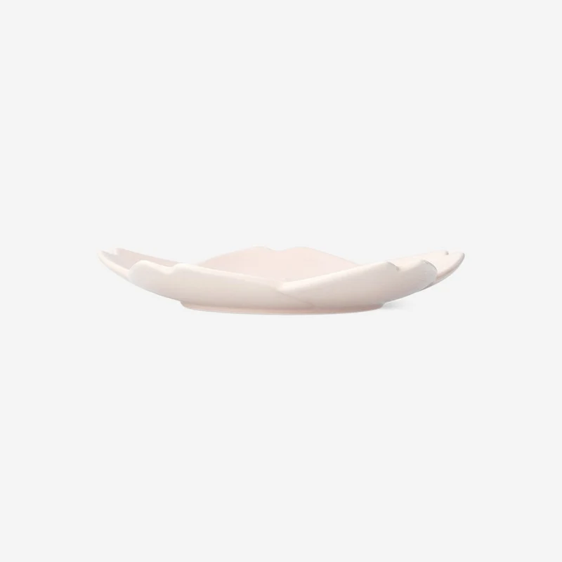 Pink flower plate - 18 cm