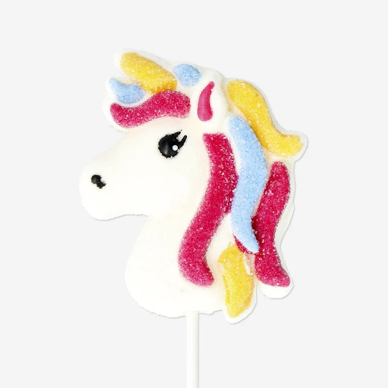 Unicorn marshmallow on a stick - Vanilla flavour