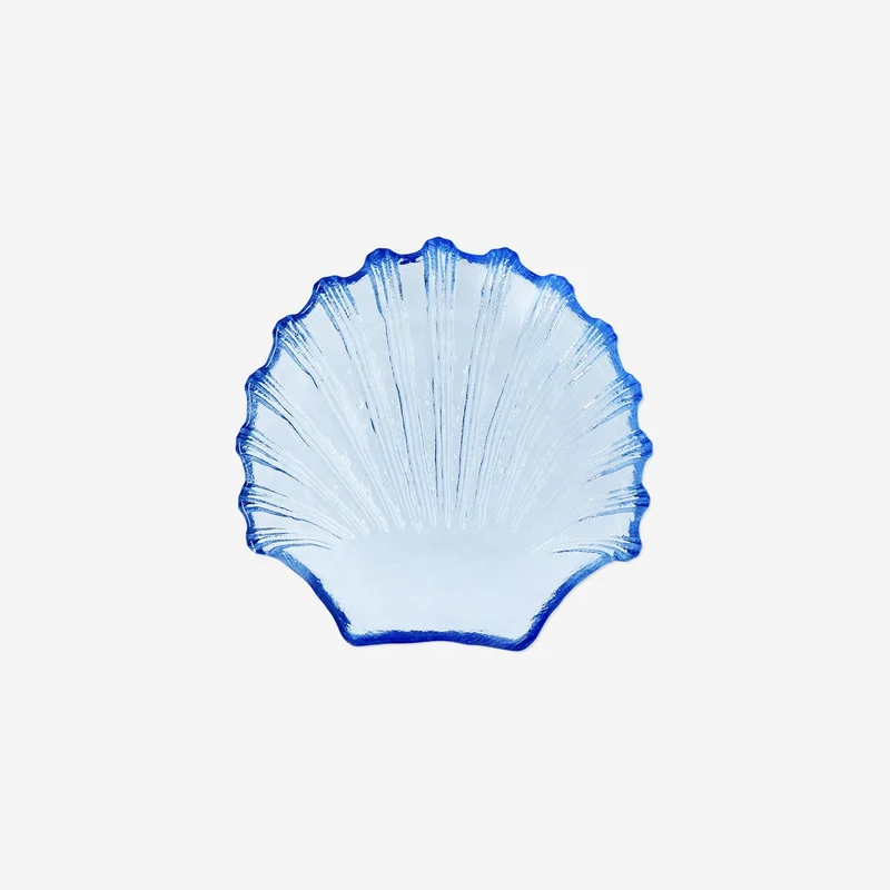 Blue seashell bowl - 13 cm