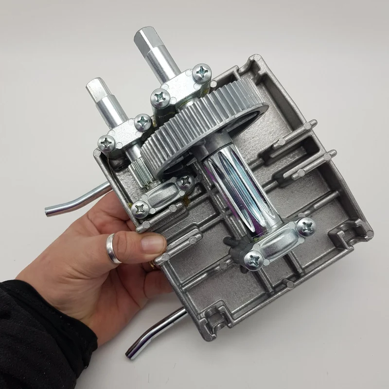 Flangia completa di ingranaggi per insaccatrice Reber modelli 5-8kg