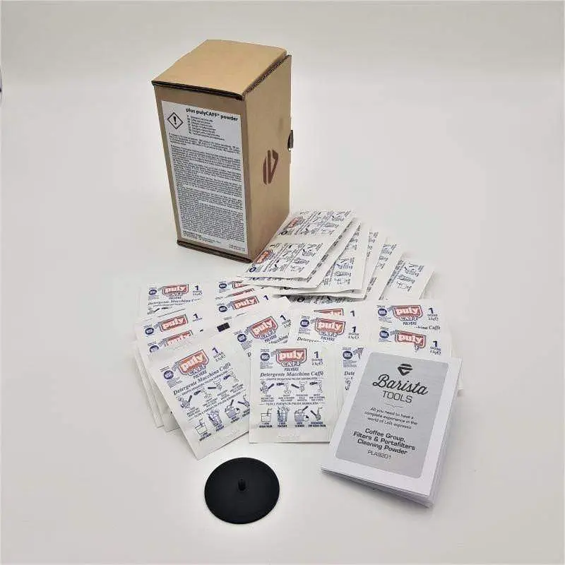 Scatola con 40 bustine "pulycaff" detergente gruppo e filtri monodose 3.5g Lelit