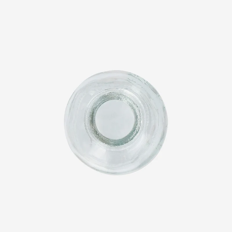 Vase with tropical print