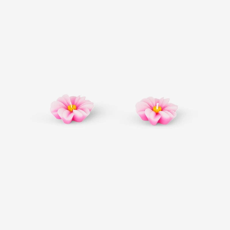 Floating flower candles - 4 pcs