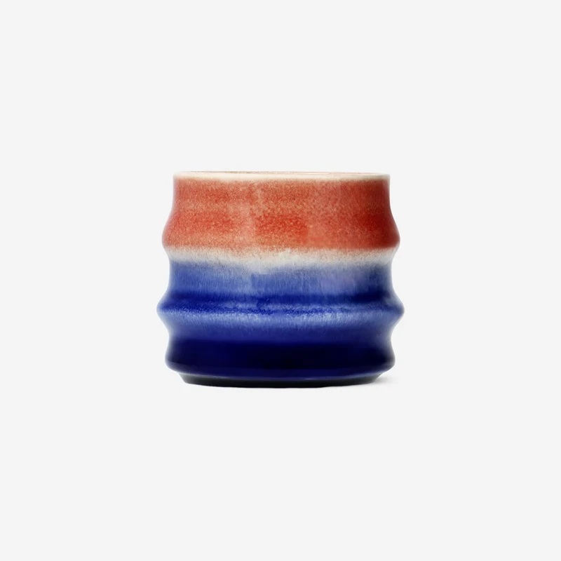 Gradient red to blue ceramic mug - 300 ml