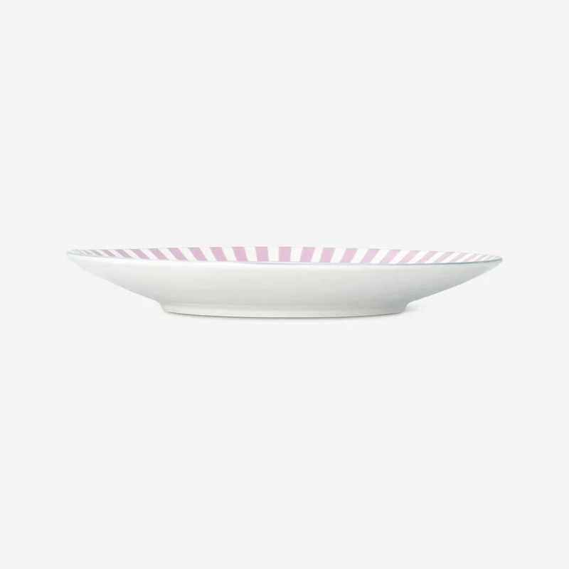 Plate with oranges and stripes - 20 cm