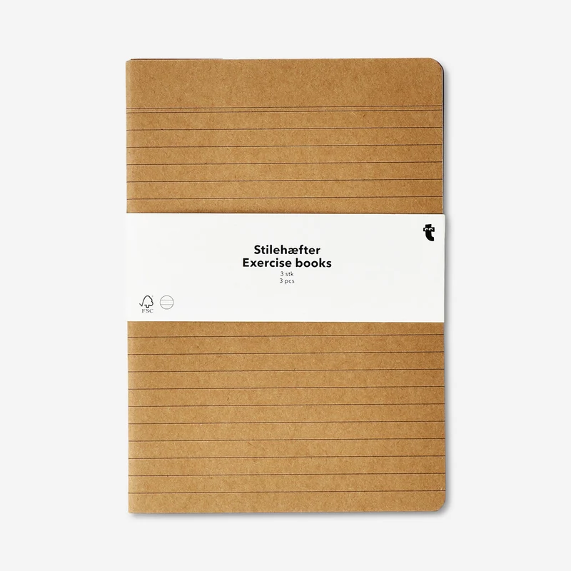 A5 lined exercise books - 3 pcs