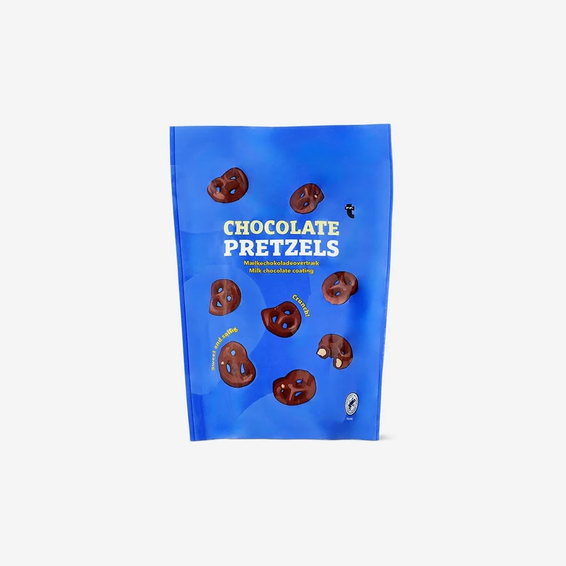Milk chocolate pretzels