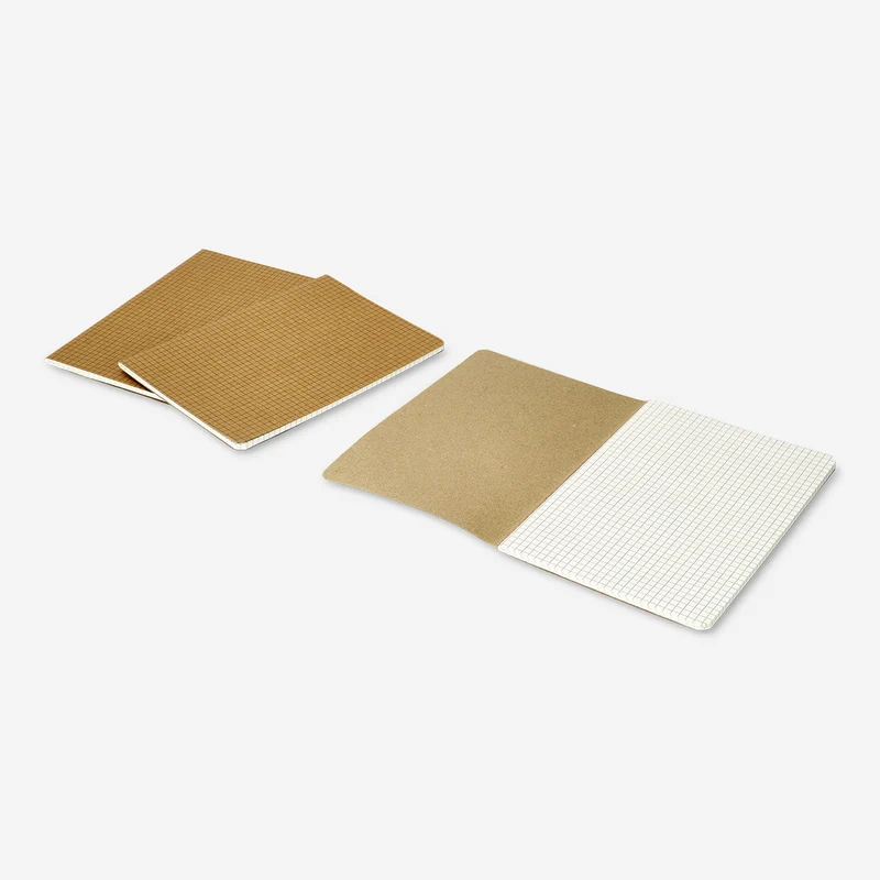 A5 grid exercise books - 3 pcs