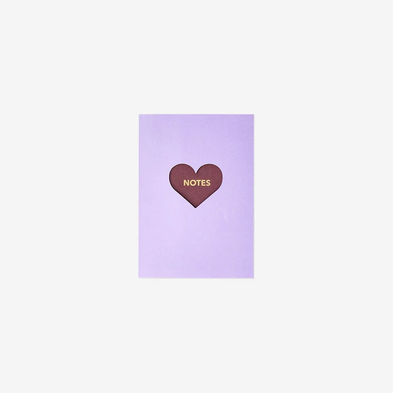 A5 Notebook with heart