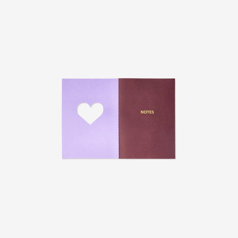 A5 Notebook with heart