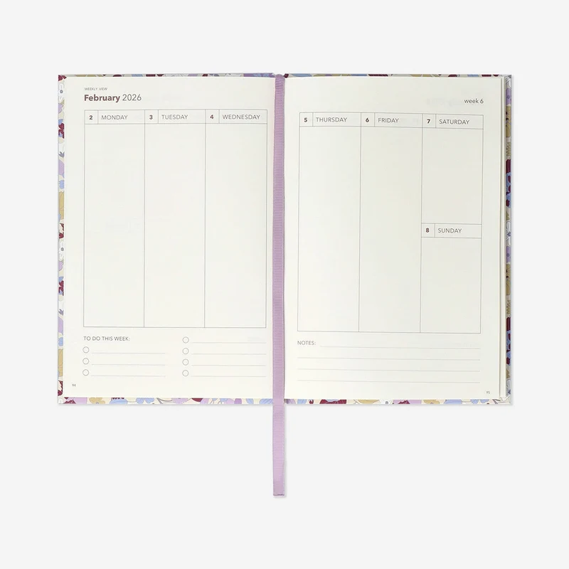Diary 18 months 2025 to 2027 - English