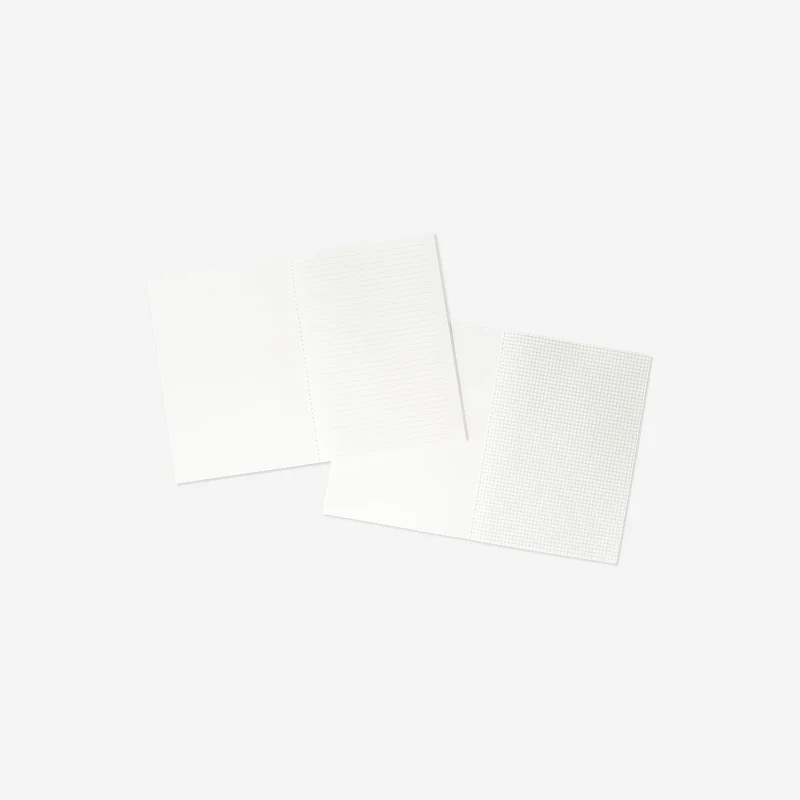A4 Lined and grid exercise books - 2 pcs