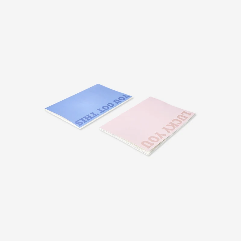 A4 Lined and grid exercise books - 2 pcs