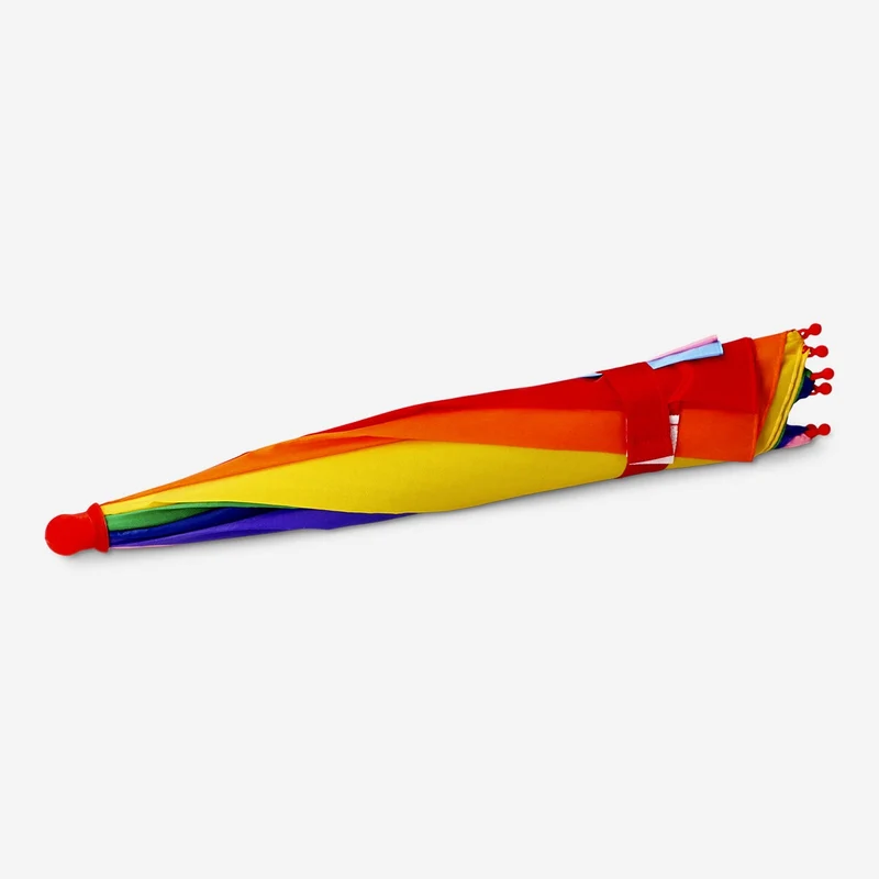 Rainbow umbrella hat