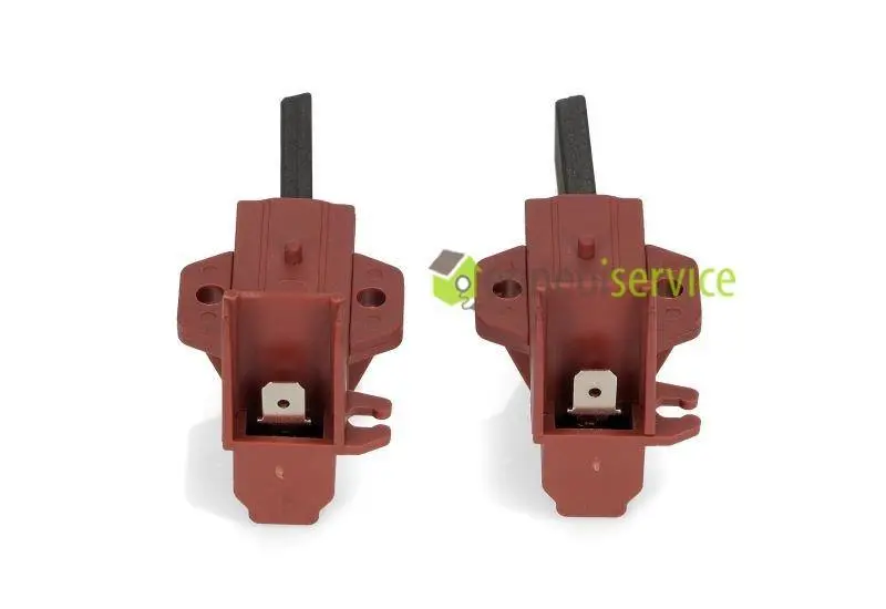 Coppia carboncini spazzole motore 2pz sinistra ariston 047317-196539 Skl