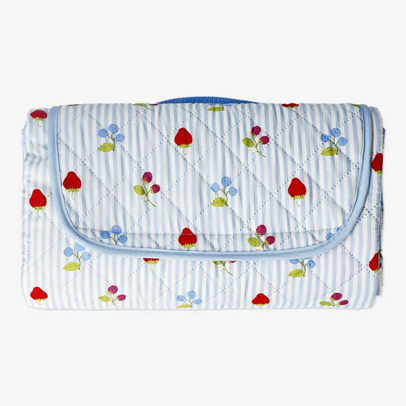 Picnic blanket with berries