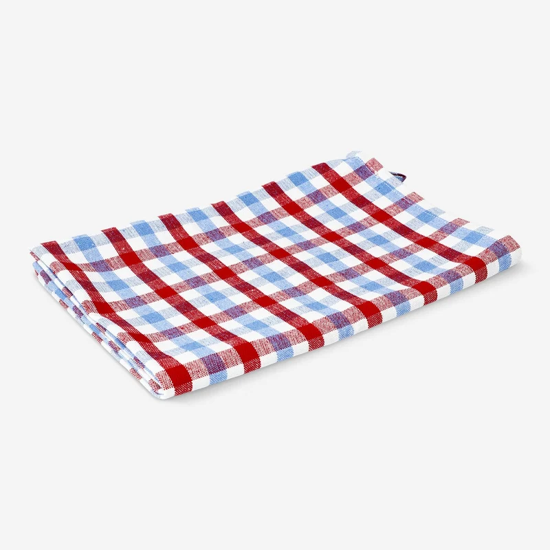 Checkered tea towel - 50 x 70 cm