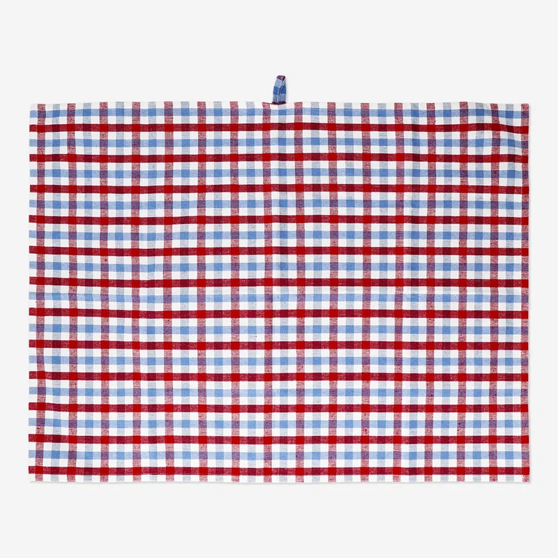 Checkered tea towel - 50 x 70 cm